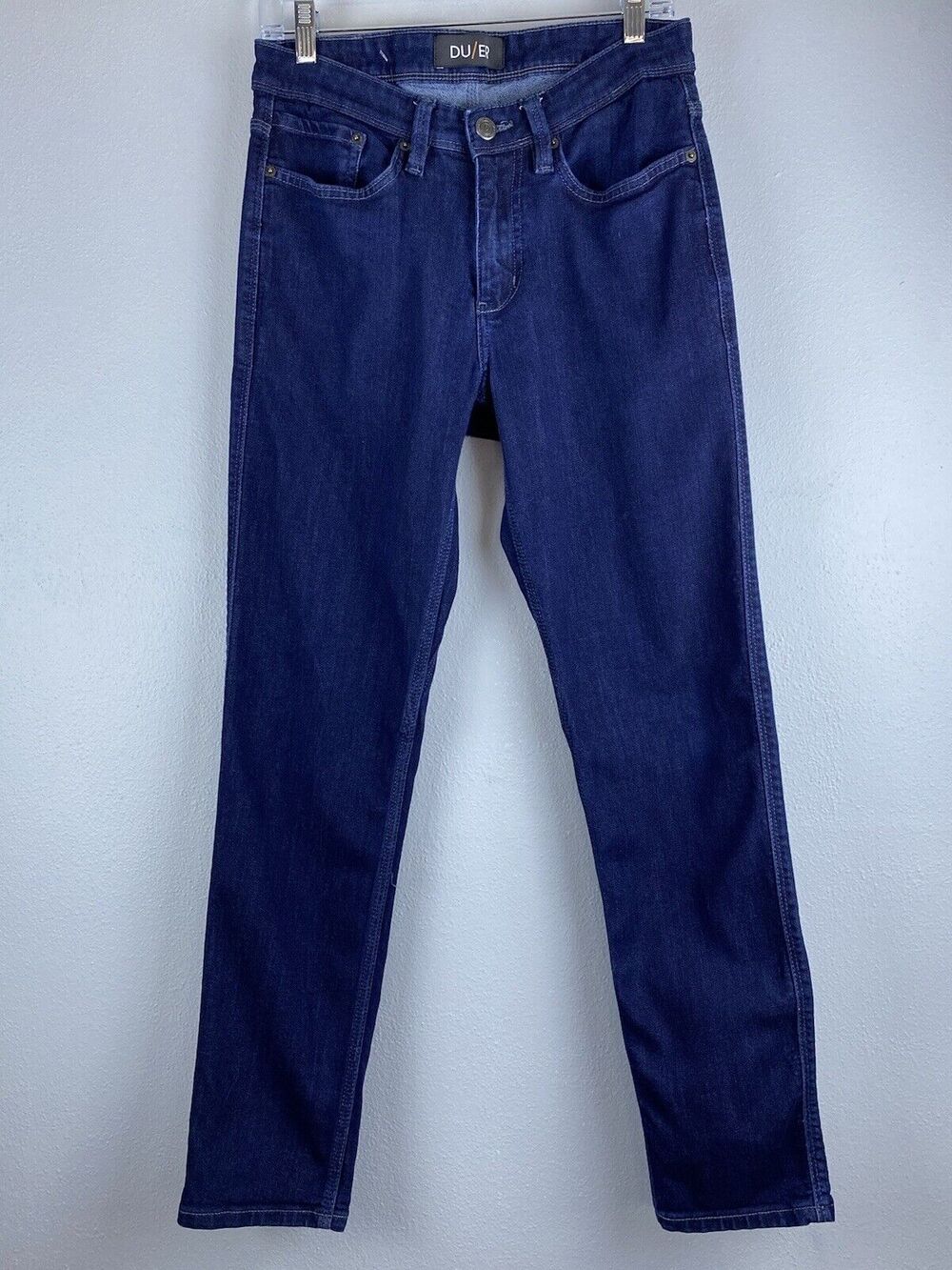 DU/ER Duer Size 30 30 Jeans L2X Slim Fit Blue Coolmax Flexible Technical Denim